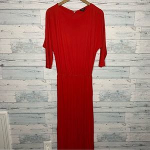 Worth New York Red Batwing Jumpsuit - Size 2